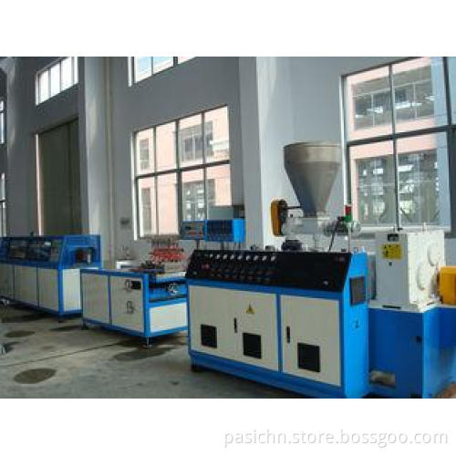 Conical Twin Screw Extruder PVC Extrusion Machine For Ceili